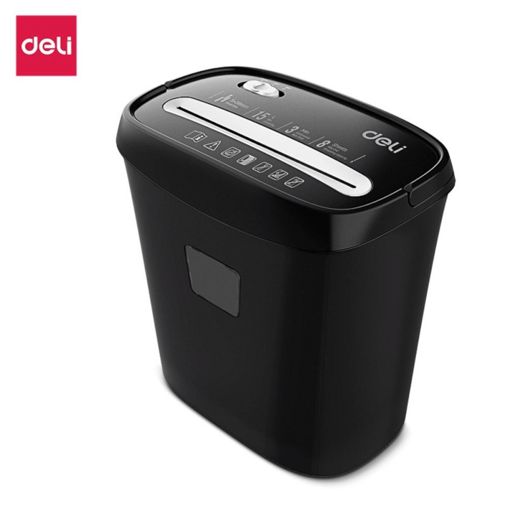 เครื่องทำลายเอกสารอัตโนมัติ DELI E9947-BK-01 สีดำ